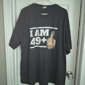 Black Graphic T-Shirt with Bold Statement